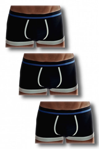 3 PACK Classic Black Boxer Briefs 3 PACK Classic Black Boxer Briefs