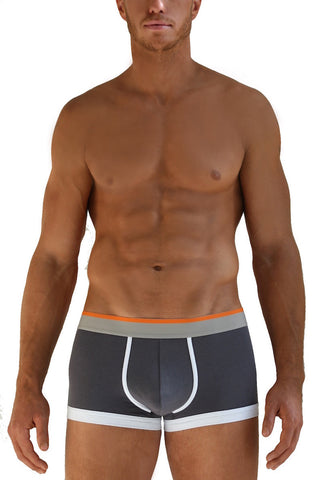Gray & Orange Boxer Briefs Gray & Orange Boxer Briefs