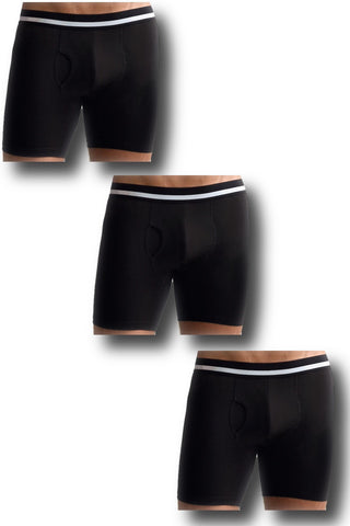 3 PACK Athletic Black Boxer Brief 3 PACK Athletic Black Boxer Brief