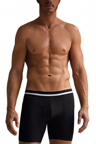 Athletic Black Boxer Briefs